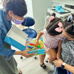 Kids prize chest at Capitol Smiles